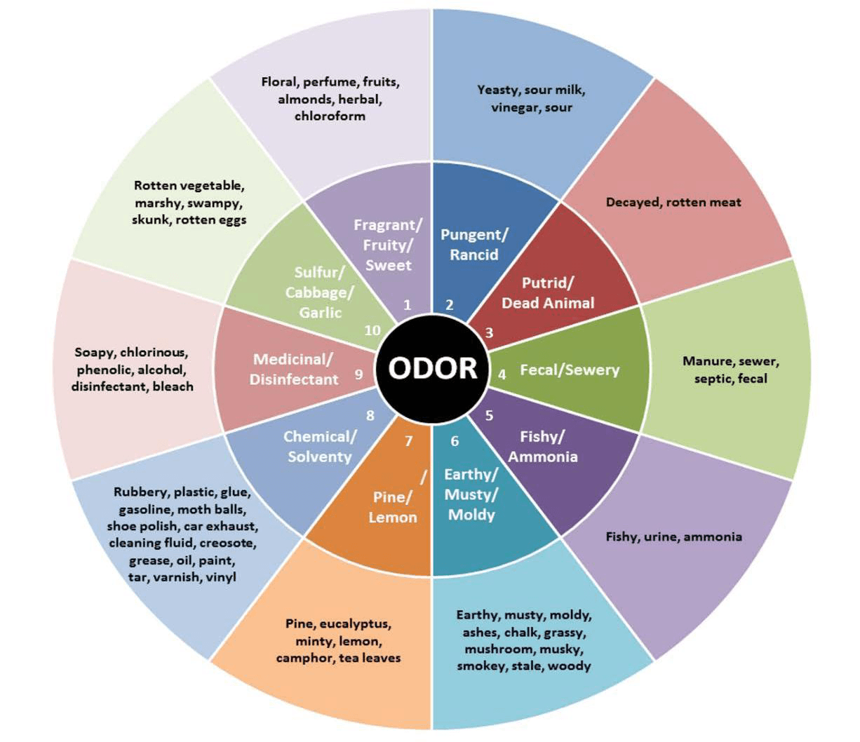Odor Wheel
